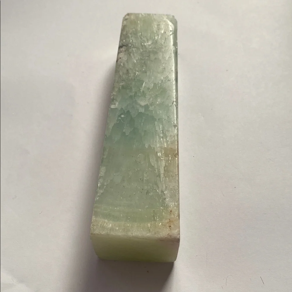 Caribbean Calcite Polished Crystal Tower - Picture 2 of 7